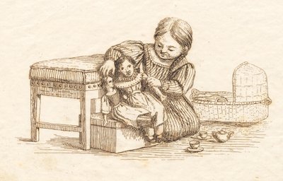 Illustratie voor "Halvhundrede Fabler for Børn" van Hey door Martinus Rørbye
