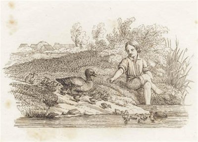 Illustratie voor "Halvhundrede Fabler voor Kinderen" van Hey door Martinus Rørbye