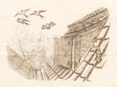 Illustratie voor "Halvhundrede Fabler for Børn" van Hey door Martinus Rørbye