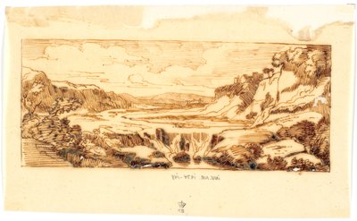 Landschap door Martinus Rørbye