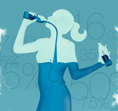 Drink Smart, 2015 (digitaal) door Mary Ann Smith