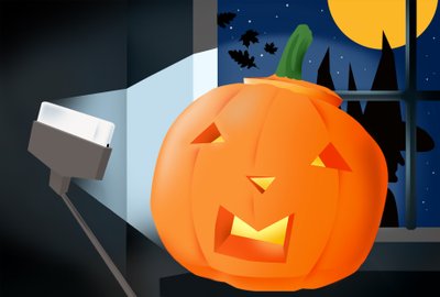Halloween, 2017 (digitaal) door Mary Ann Smith