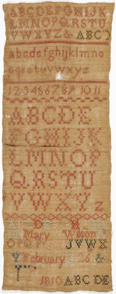Sampler door Mary Ann Wilson