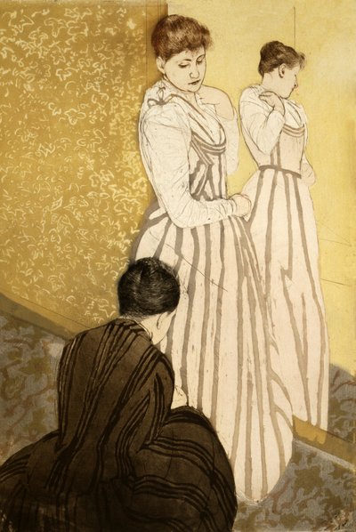 De pasvorm, uitgegeven 1891 door Mary Cassatt