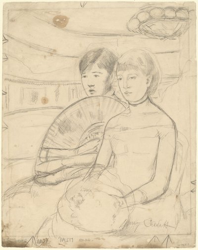 De Loge [recto] door Mary Cassatt