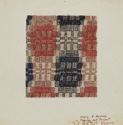 Deksel, ca. 1938 door Mary E Humes
