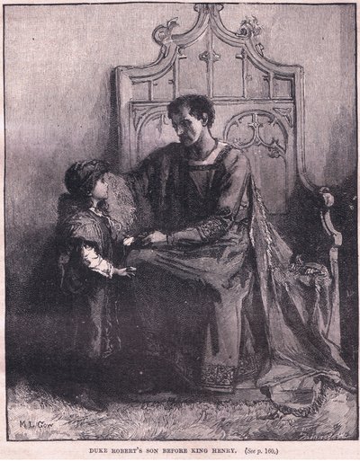 De zoon van hertog Robert voor koning Hendrik, 1106 door Mary L. Gow