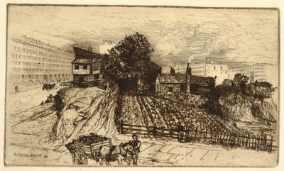 Een Stadsboerderij, New York door Mary Nimmo Moran
