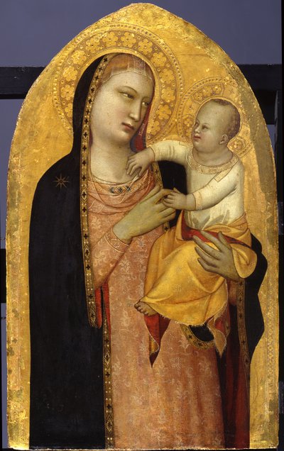 Madonna en kind door Maso di Banco