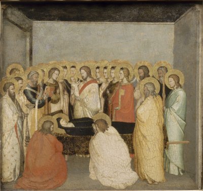 De dood van de Maagd door Maso di Banco