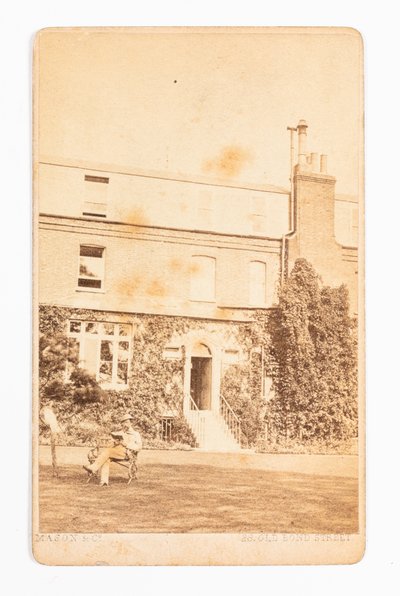 Carte de visite met foto van Gad