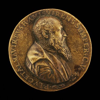 Pietro Lauro, geboren 1508, Modenese dichter en geleerde [voorzijde] door Master I.A.V.F.