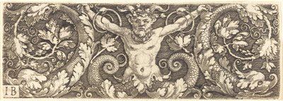 Ornament met Fantastische Sater en Dolfijnen door Master IB