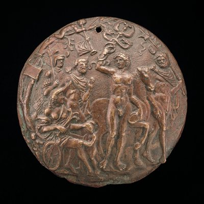 Phaedra en Hippolytus, tweede helft 15e eeuw door Master IO.FF.