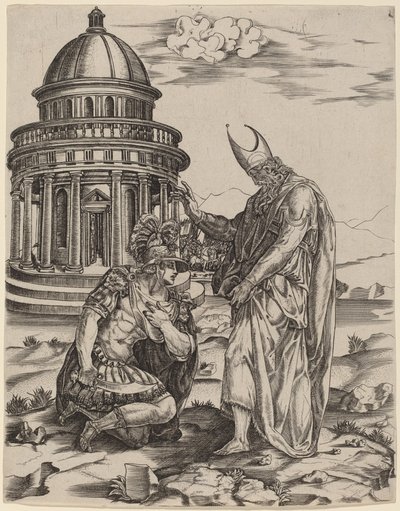 Alexander en de Hogepriester van Jeruzalem door Master IRs