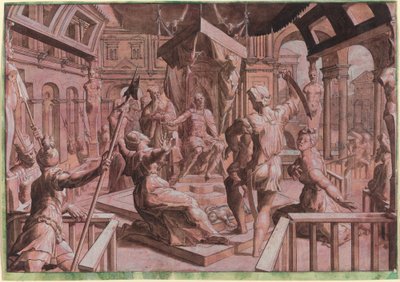 Het Oordeel van Salomo door Master Of The Liechtenstein Adoration