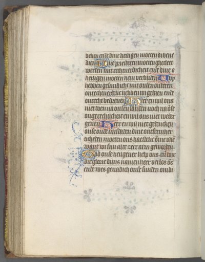 Getijdenboek Gebruik van Utrecht: fol. 174v, Tekst door Master of Gijsbrecht van Brederode