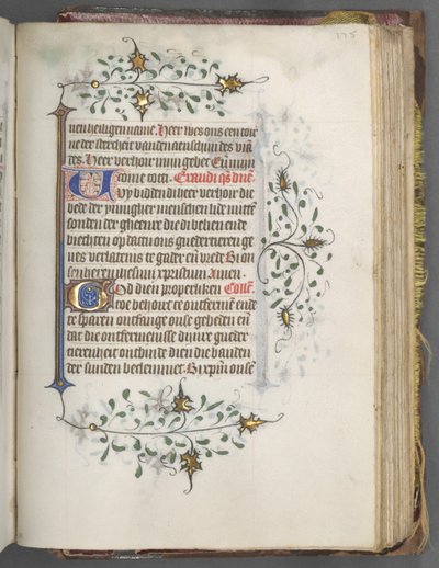 Getijdenboek Gebruik van Utrecht: fol. 175r, Tekst, ca. 1460-1465 door Master of Gijsbrecht van Brederode