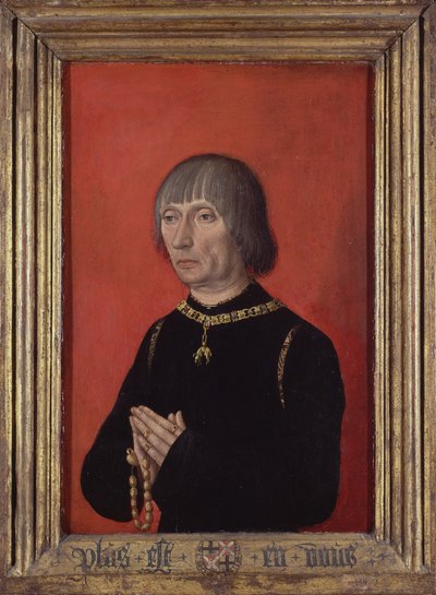 Portret van Lodewijk van Gruuthuuse, ca. 1472-82 door Master of Portraits of Princes