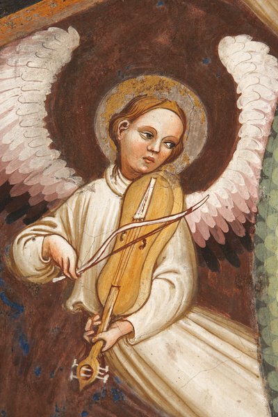 Hemelvaart van de Maagd Maria (detail) door Master of Vignola