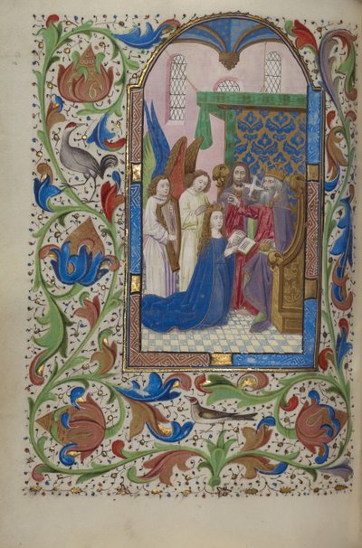 De kroning van de Maagd door Master of Wauquelins Alexander