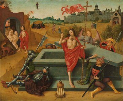 Wederopstanding van Christus door Master of the Amsterdam Death of the Virgin