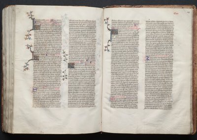Het Gotha Missaal: Fol. 145r, Tekst, ca. 1375 door Master of the Boqueteaux