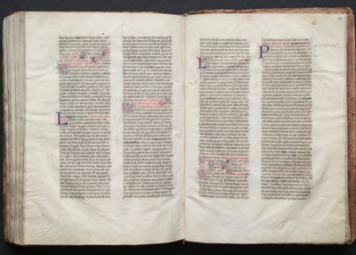 Het Gotha Missaal: Fol. 151r, Tekst, ca. 1375 door Master of the Boqueteaux
