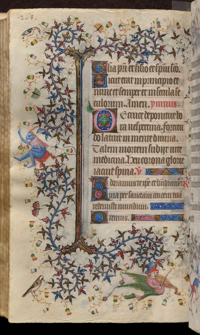 Getijden van Karel de Edele, koning van Navarra (1361-1425): fol. 134v, Tekst door Master of the Brussels Initials and Associates