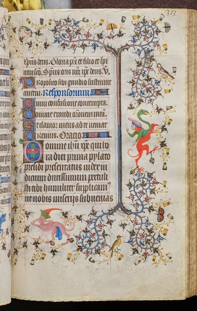 Getijden van Karel de Edele, koning van Navarra (1361-1425): fol. 172r, Tekst door Master of the Brussels Initials and Associates