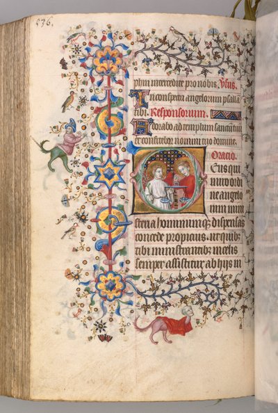 Getijden van Karel de Edele, koning van Navarra (1361-1425): fol. 262v, Tekst door Master of the Brussels Initials and Associates