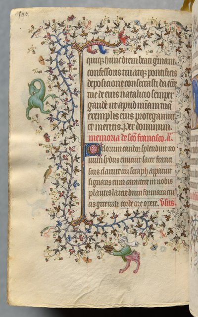 Getijden van Karel de Edele, koning van Navarra (1361-1425): fol. 289v, Tekst door Master of the Brussels Initials and Associates