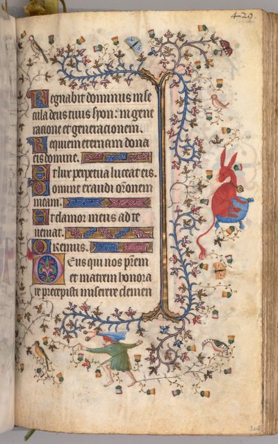 Uren van Karel de Edele, Koning van Navarra 1361-1425: fol. 209r, Tekst, c. 1405 door Master of the Brussels Initials and Associates
