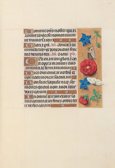 Getijdenboek van Koningin Isabella de Katholieke, Koningin van Spanje: Fol. 101r, c. 1500 door Master of the First Prayerbook of Maximillian