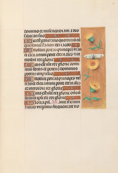 Getijdenboek van Koningin Isabella de Katholieke, Koningin van Spanje: Fol. 103r, ca. 1500 door Master of the First Prayerbook of Maximillian