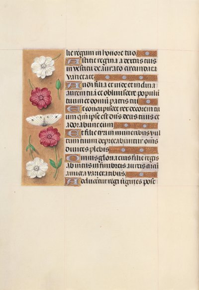 Getijdenboek van Koningin Isabella de Katholieke, Koningin van Spanje: Fol. 104v, ca. 1500 door Master of the First Prayerbook of Maximillian