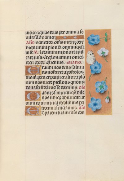 Getijdenboek van Koningin Isabella de Katholieke, Koningin van Spanje: Fol. 130r door Master of the First Prayerbook of Maximillian