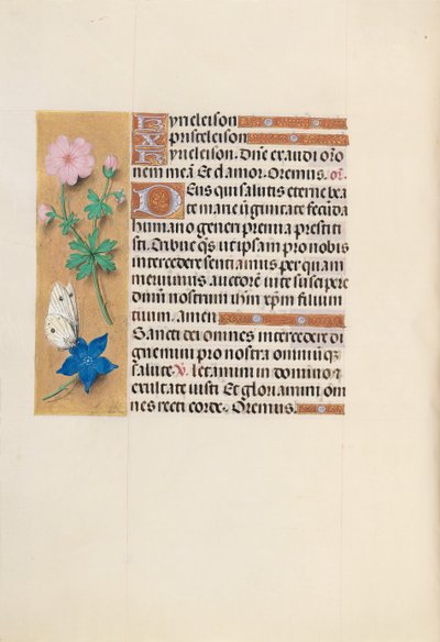 Getijdenboek van Koningin Isabella de Katholieke, Koningin van Spanje: Fol. 134v, ca. 1500 door Master of the First Prayerbook of Maximillian