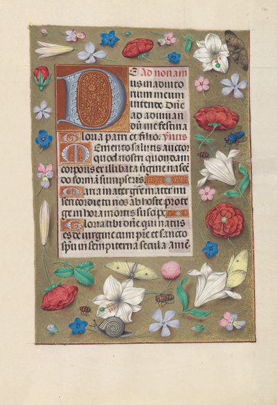 Getijdenboek van koningin Isabella de Katholieke, koningin van Spanje: Fol. 142r, c. 1500 door Master of the First Prayerbook of Maximillian