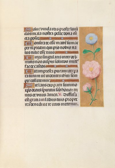 Getijdenboek van koningin Isabella de Katholieke, koningin van Spanje: Fol. 151r, ca. 1500 door Master of the First Prayerbook of Maximillian