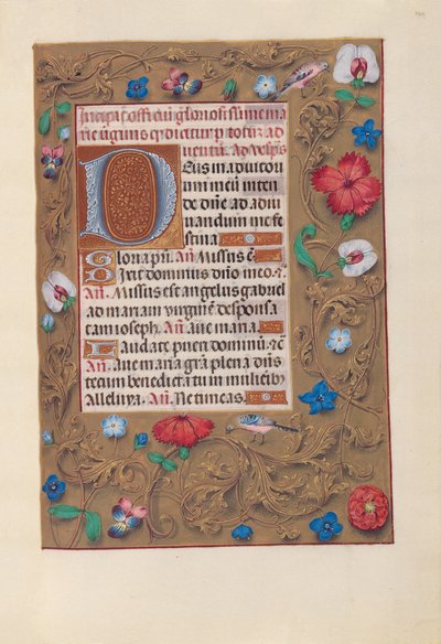 Uren van Koningin Isabella de Katholieke, Koningin van Spanje:  Fol. 160r door Master of the First Prayerbook of Maximillian