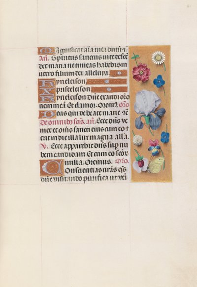 Getijdenboek van koningin Isabella de Katholieke, koningin van Spanje: Fol. 161r, ca. 1500 door Master of the First Prayerbook of Maximillian