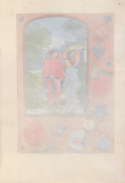 Uren van Koningin Isabella de Katholieke, Koningin van Spanje: Fol. 181r, c. 1500 door Master of the First Prayerbook of Maximillian