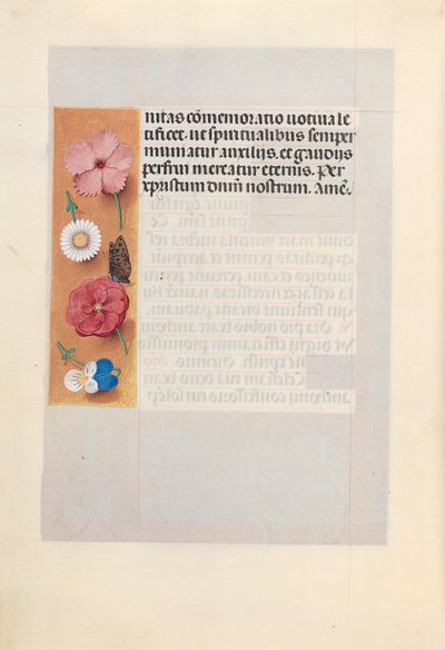 Getijdenboek van koningin Isabella de Katholieke, koningin van Spanje: Fol. 188v, ca. 1500 door Master of the First Prayerbook of Maximillian