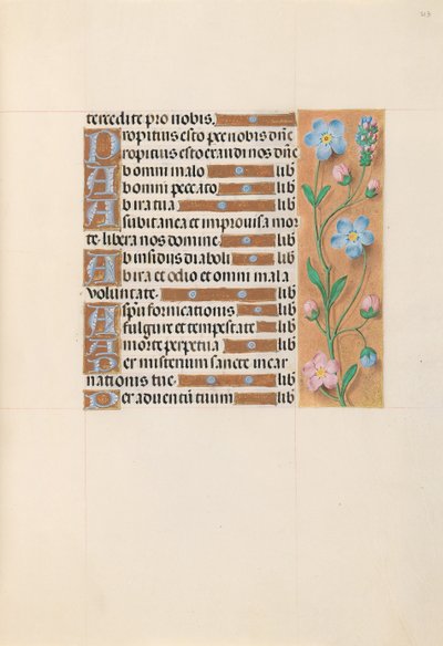 Getijdenboek van koningin Isabella de Katholieke, koningin van Spanje: Fol. 213r door Master of the First Prayerbook of Maximillian