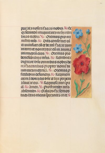 Getijdenboek van Koningin Isabella de Katholieke, Koningin van Spanje: Fol. 216r, circa 1500 door Master of the First Prayerbook of Maximillian