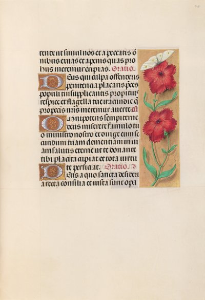 Uren van koningin Isabella de Katholieke, koningin van Spanje: Fol. 217r door Master of the First Prayerbook of Maximillian
