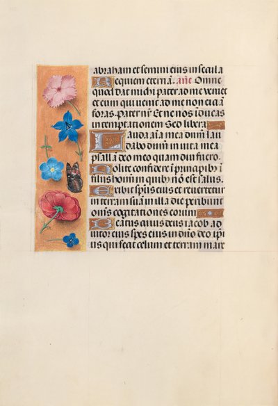 Uren van koningin Isabella de Katholieke, koningin van Spanje: Fol. 224v, c. 1500 door Master of the First Prayerbook of Maximillian