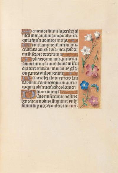 Getijdenboek van Koningin Isabella de Katholieke, Koningin van Spanje: Fol. 250r door Master of the First Prayerbook of Maximillian