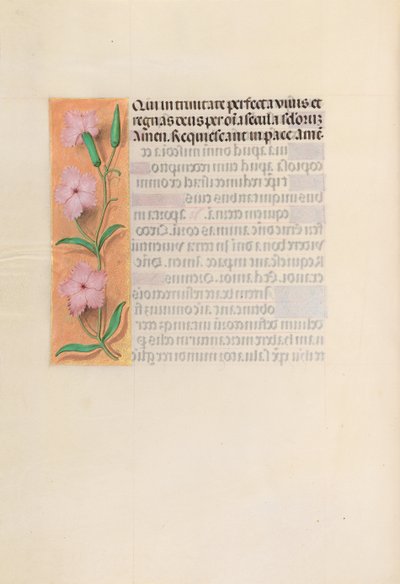 Getijdenboek van Koningin Isabella de Katholieke, Koningin van Spanje: Fol. 256v, Maagd en Kind, ca. 1500 door Master of the First Prayerbook of Maximillian